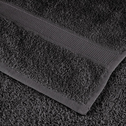 vidaXL 12 Piece Premium Towel Set SOLUND Anthracite 600 gsm 5