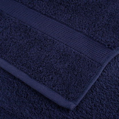 vidaXL 12 Piece Premium Towel Set SOLUND Navy Blue 600 gsm 5