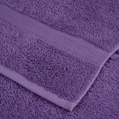 vidaXL 12 Piece Premium Towel Set SOLUND Purple 600 gsm 5