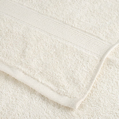 vidaXL 12 Piece Premium Towel Set SOLUND Cream 600 gsm 5