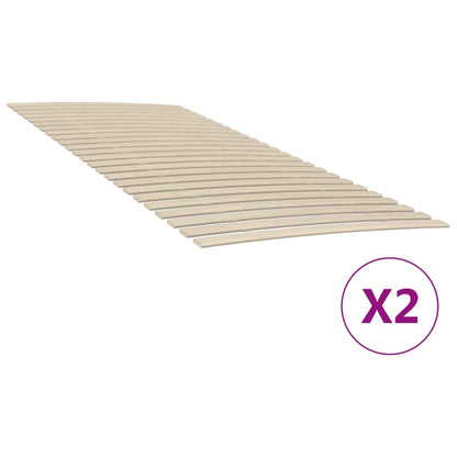 vidaXL Bed Slats Replacement with 24 Slats