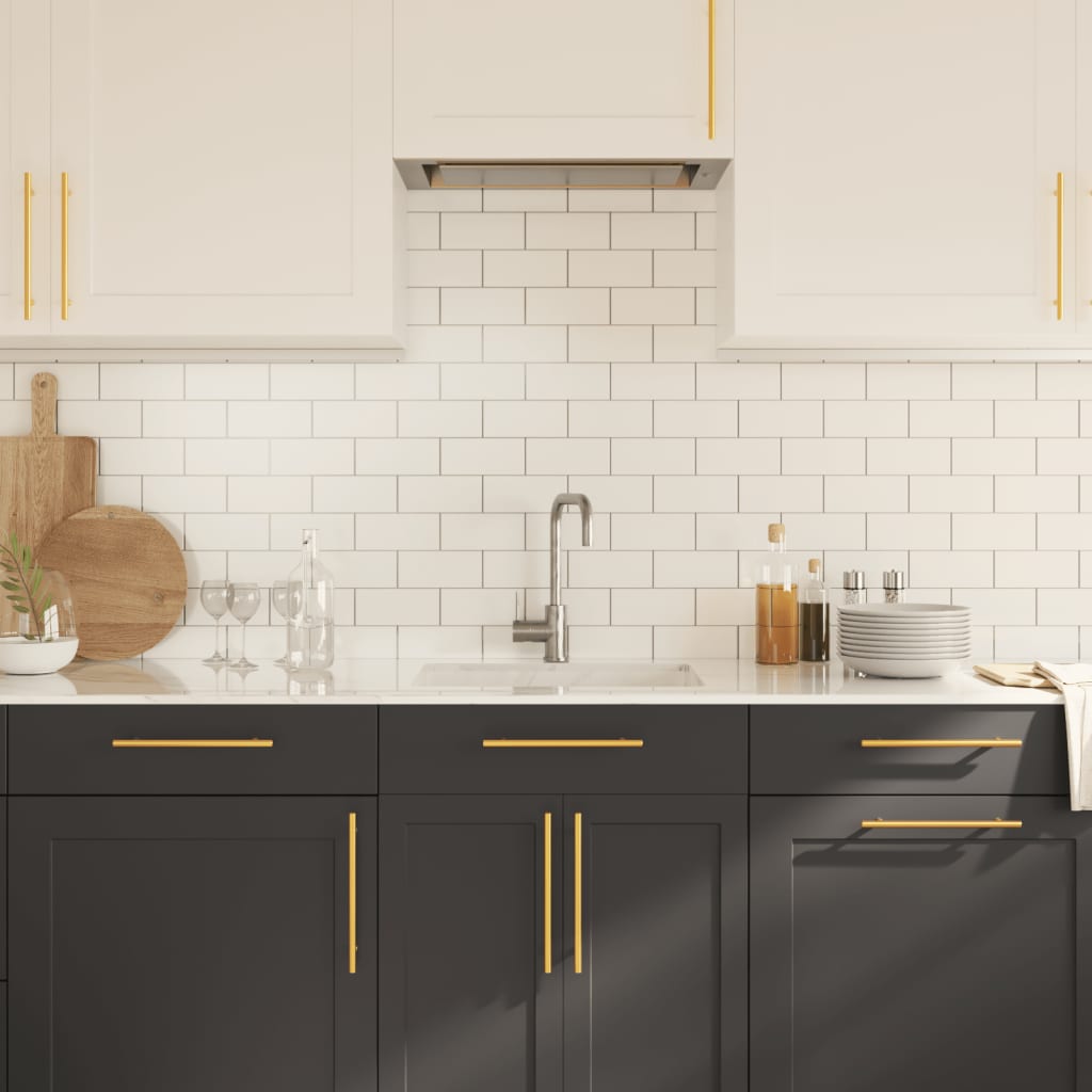 vidaXL Cabinet Handle | Set of 20 | Gold | Stainless Steel 4