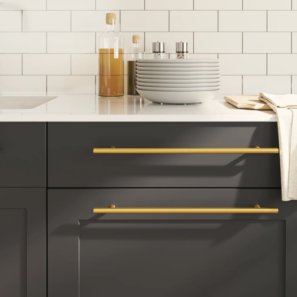 vidaXL Cabinet Handle | Set of 20 | Gold | Stainless Steel 1