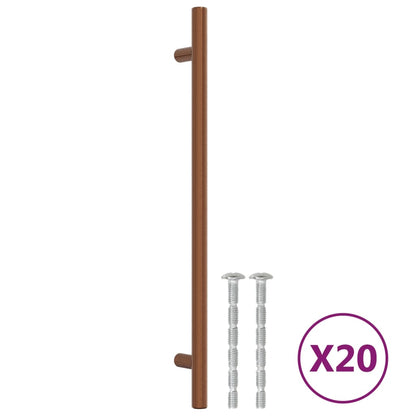 vidaXL Cabinet Handles 20 pcs Bronze 224 mm Stainless Steel 2