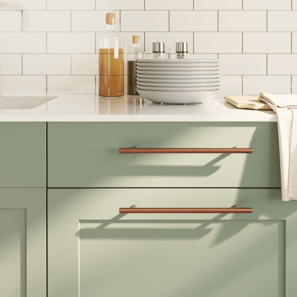 vidaXL Cabinet Handles 20 pcs Bronze 224 mm Stainless Steel 1