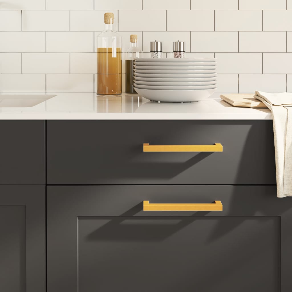 vidaXL Cabinet Handles 20 pcs Gold 160 mm Stainless Steel 1