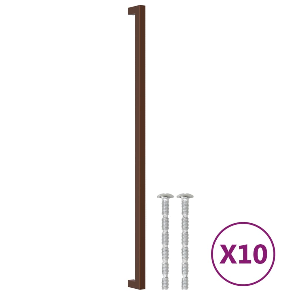 vidaXL Cabinet Handles 10 pcs Bronze 480 mm Stainless Steel 2