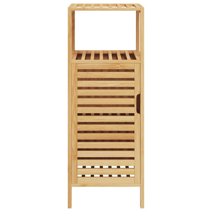 vidaXL Bathroom Cabinet with Shelf 36x33x87 cm Bamboo 3