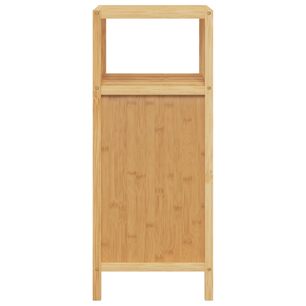 vidaXL Bathroom Cabinet with Shelf 36x33x87 cm Bamboo 4