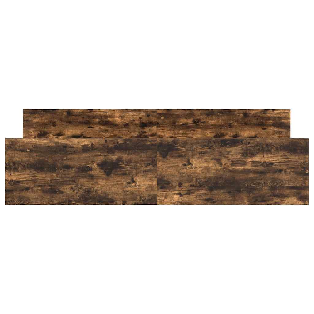 vidaXL Bed Frame without Mattress Smoked Oak 160x200 cm 5