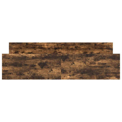 vidaXL Bed Frame without Mattress Smoked Oak 160x200 cm 5