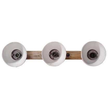 Wall Lamp 25 W Distressed 90x25 cm E27 Red 3 in a row