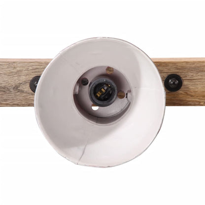 Wall Lamp 25 W Distressed 90x25 cm E27 Red 3 in a row