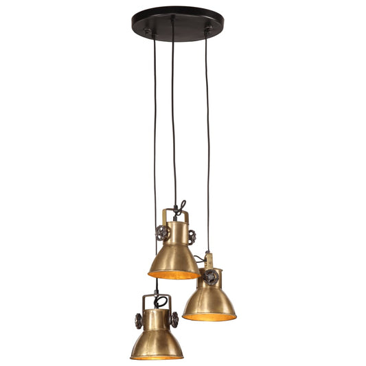 Hanging Lamp 25 W 30x30x100 cm E27 Brass