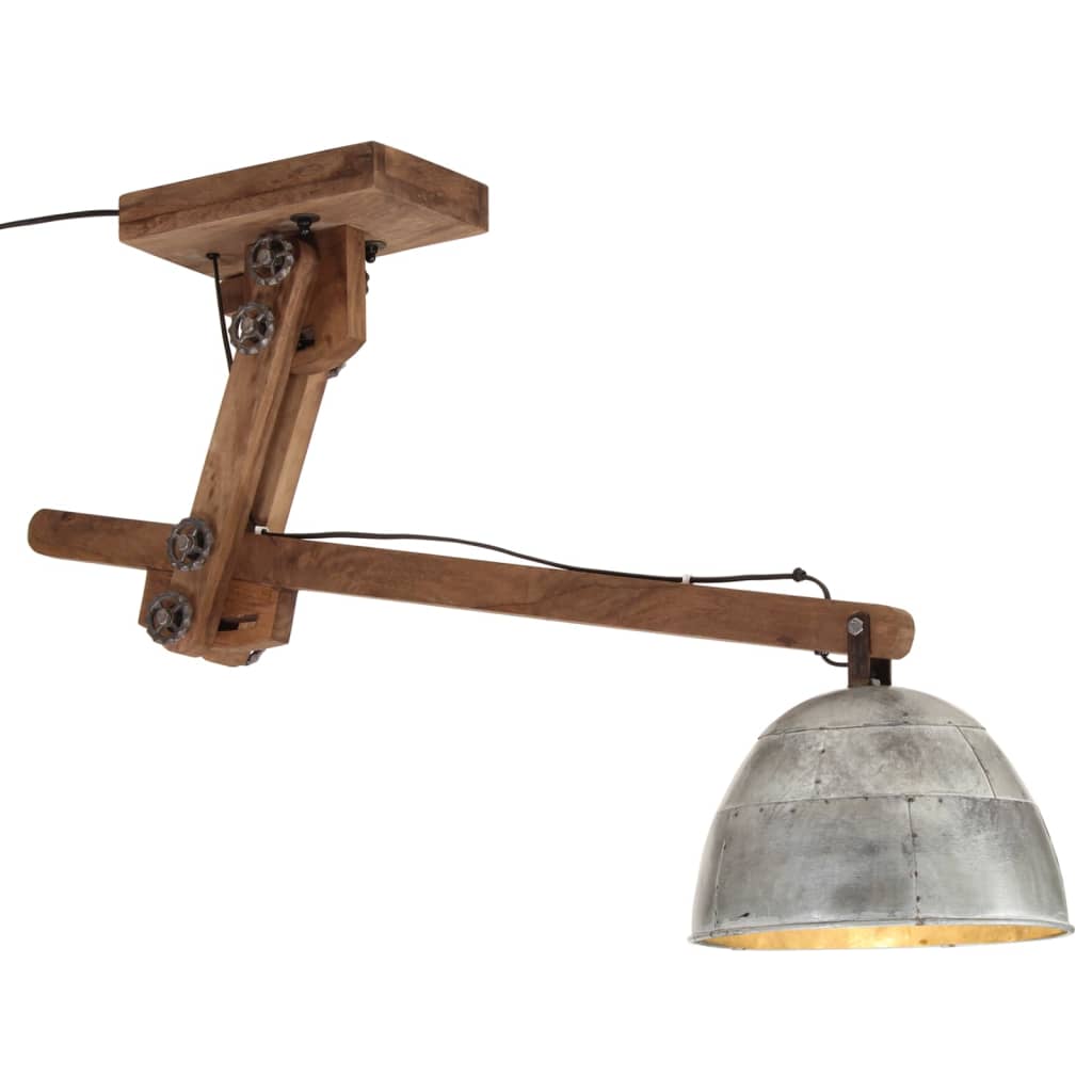 Ceiling Lamp 25 W 105x30x65-108cm E27 Silver