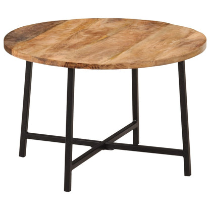 vidaXL Coffee Table 54x54x35 cm Solid Wood Mango and Iron 1