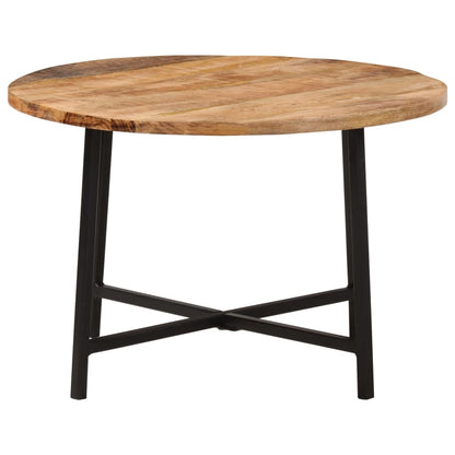 vidaXL Coffee Table 54x54x35 cm Solid Wood Mango and Iron 2