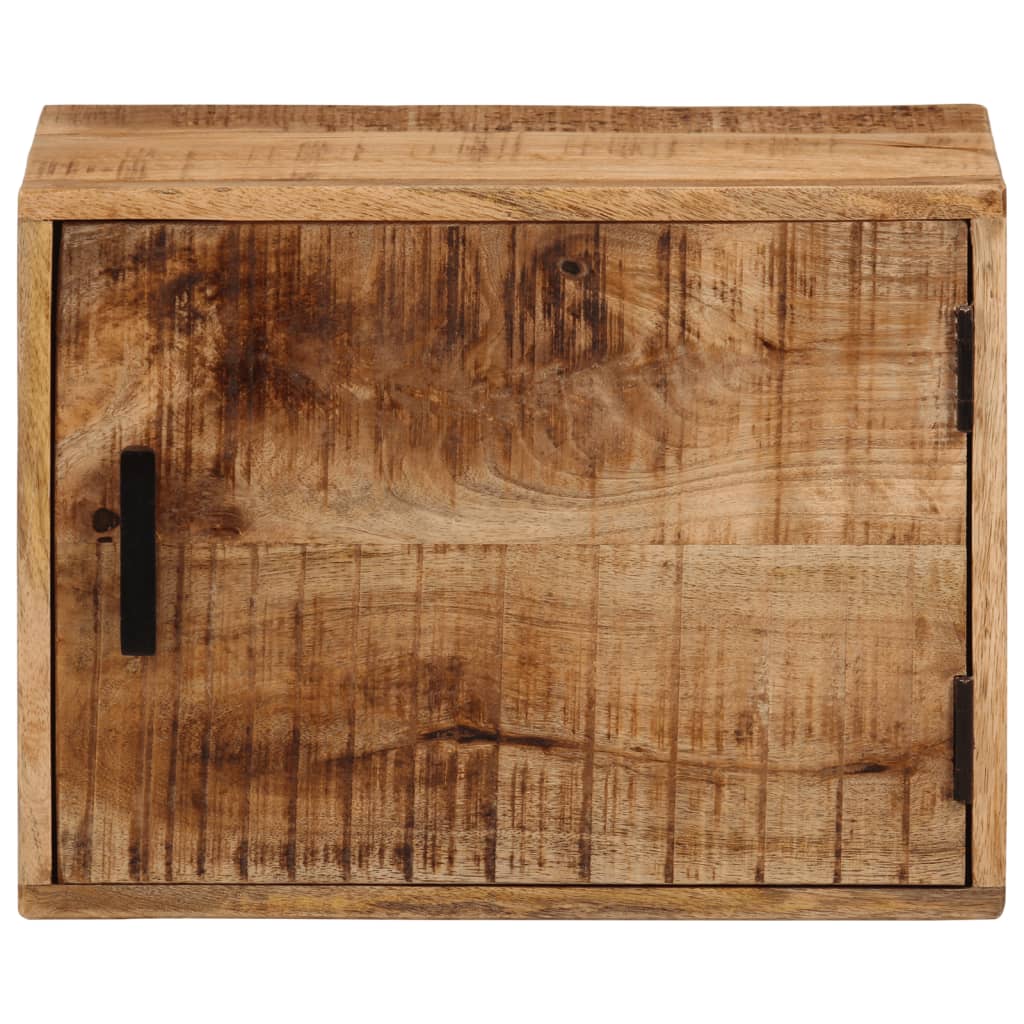 vidaXL Wall-mounted Bedside Cabinet 40x30x25 cm Solid Wood Mango 3
