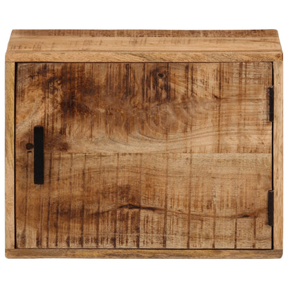 vidaXL Wall-mounted Bedside Cabinet 40x30x25 cm Solid Wood Mango 3