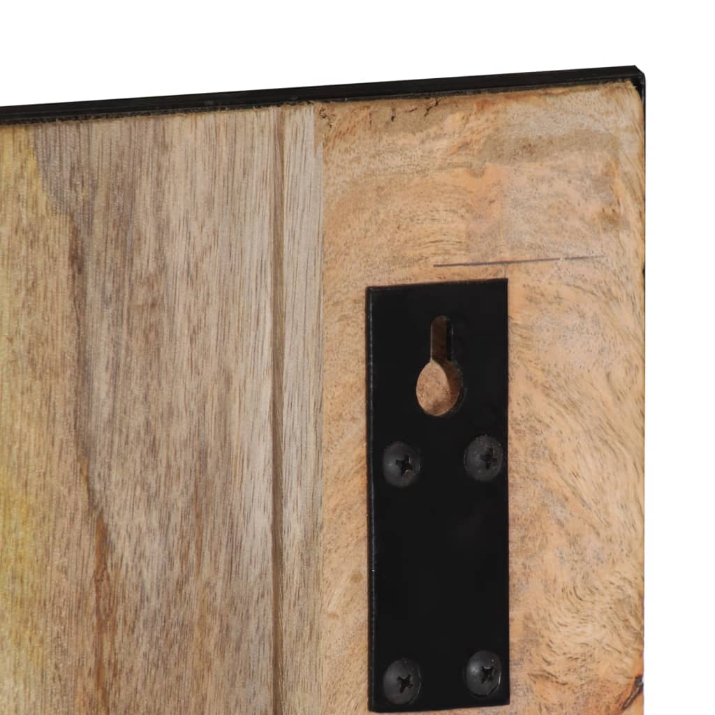 vidaXL Coat Rack 35x8x110 cm Solid Rough Wood Mango 6
