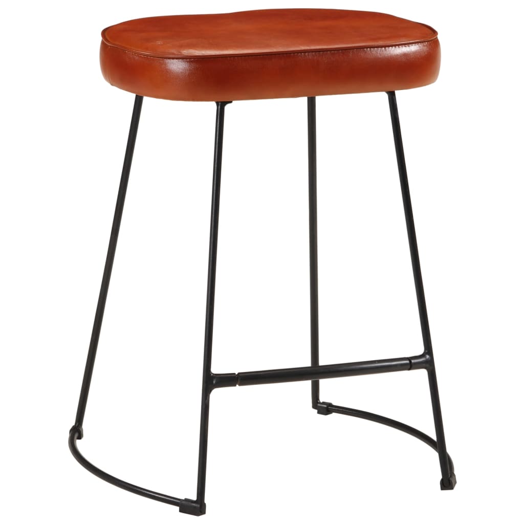 vidaXL Bar Stools 2 pcs Dark Brown 40x29.5x53 cm 2