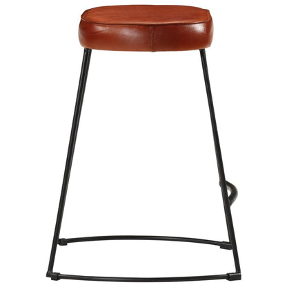 vidaXL Bar Stools 2 pcs Dark Brown 40x29.5x53 cm 4