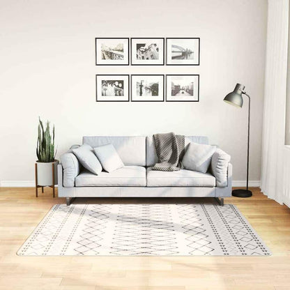 vidaXL Rug Washable Black and White White and Black