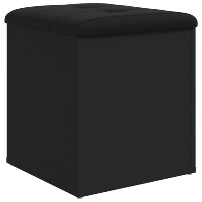 vidaXL Storage Bench Black 42x42x45 cm Engineered Wood 2