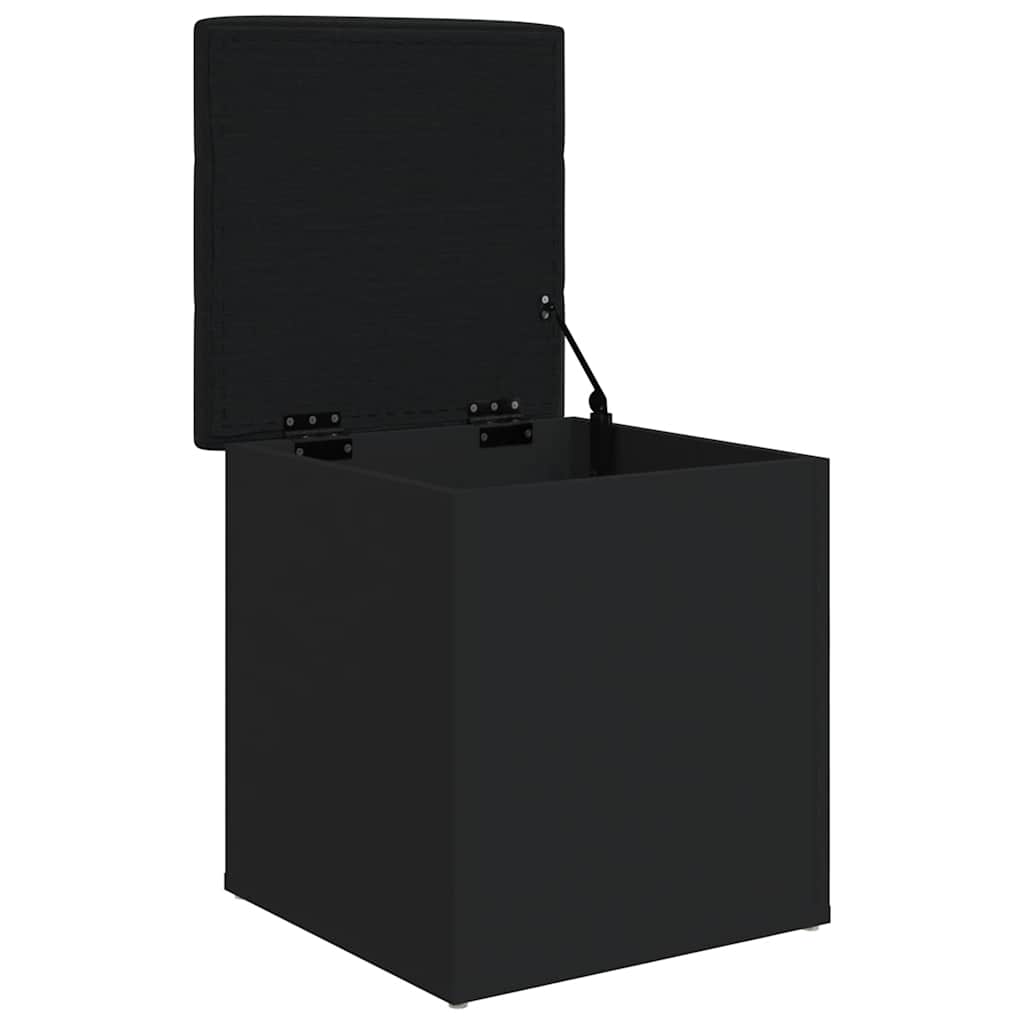 vidaXL Storage Bench Black 42x42x45 cm Engineered Wood 3