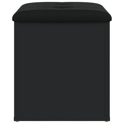 vidaXL Storage Bench Black 42x42x45 cm Engineered Wood 4
