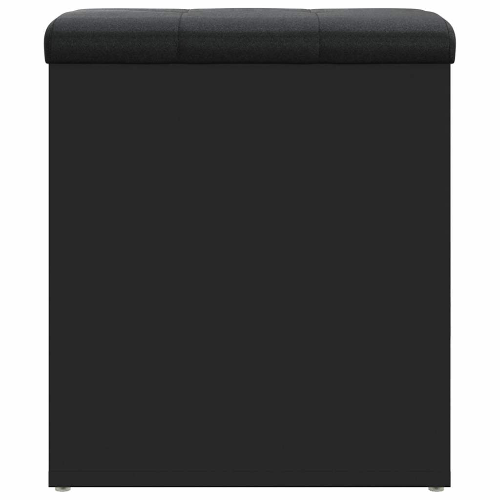 vidaXL Storage Bench Black 42x42x45 cm Engineered Wood 6
