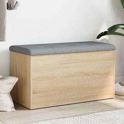 vidaXL Storage Bench Engineered Wood