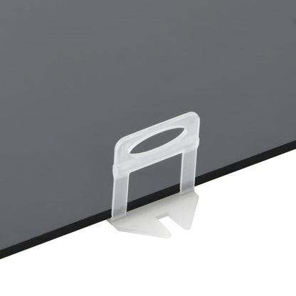 vidaXL Tile Levelling Clips 2500 pcs 1 mm 2