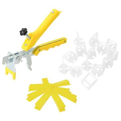 vidaXL Tile Levelling System 500 Wedges 2500 Clips 3 mm 1