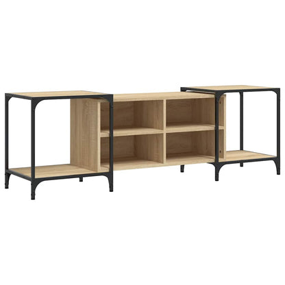 vidaXL TV Cabinet Sonoma Oak 153x37x50 cm Engineered Wood 2