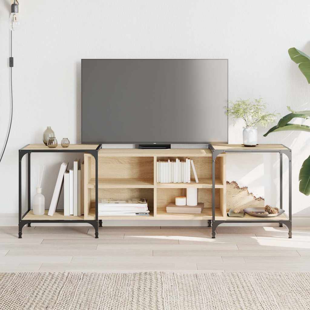 vidaXL TV Cabinet Sonoma Oak 153x37x50 cm Engineered Wood 1