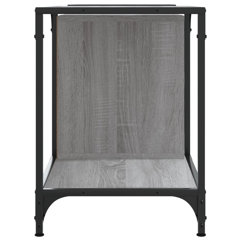 vidaXL TV Cabinet Grey Sonoma 153x37x50 cm Engineered Wood 5
