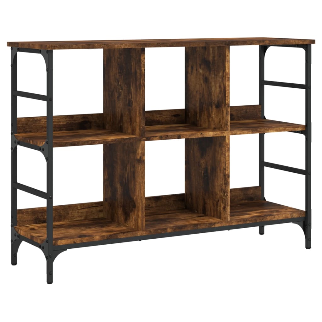 vidaXL Sideboard Smoked Oak 102x32x73,5 cm Engineered Wood 2