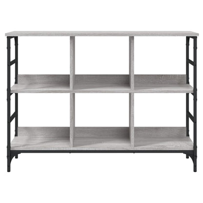 vidaXL Sideboard Grey Sonoma 102x32x73,5 cm Engineered Wood 4