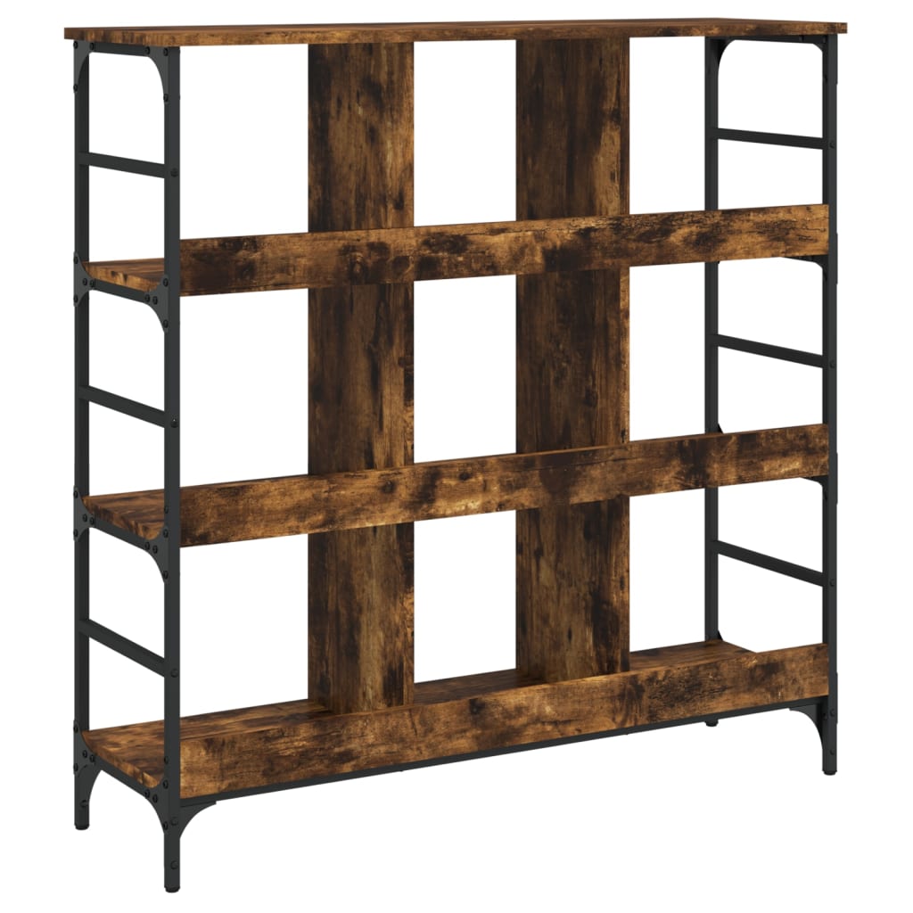vidaXL Sideboard Smoked Oak 102x32x103,5 cm Engineered Wood 6