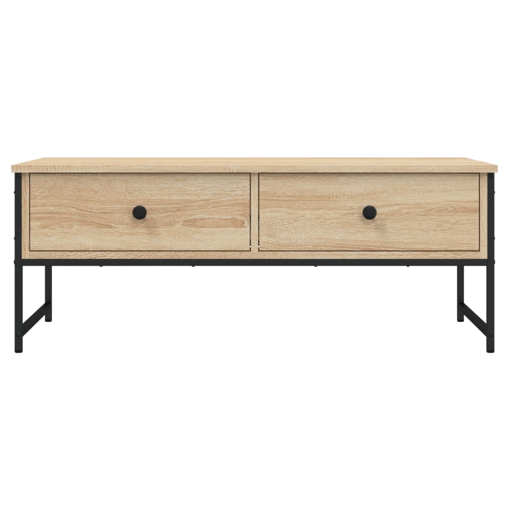 vidaXL Coffee Table Sonoma Oak 101x49x39,5 cm Engineered Wood 5