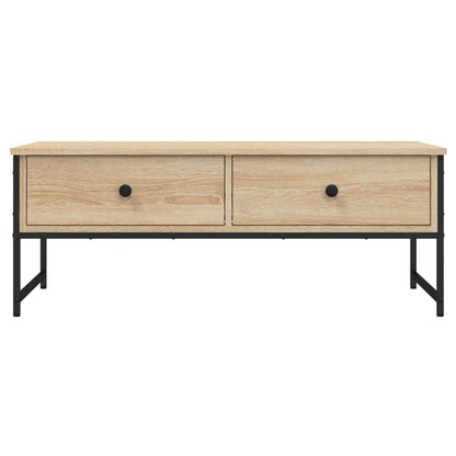 vidaXL Coffee Table Sonoma Oak 101x49x39,5 cm Engineered Wood 5