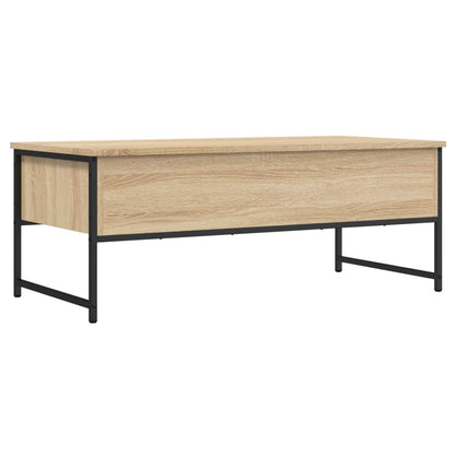 vidaXL Coffee Table Sonoma Oak 101x49x39,5 cm Engineered Wood 6