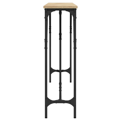 vidaXL Console Table Sonoma Oak 180x23x75 cm Engineered Wood 5