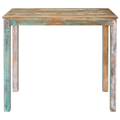 vidaXL Bar Table 110 x 55 x 100 cm Solid Reclaimed Wood Multicolour 2