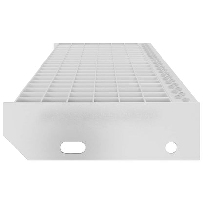 vidaXL Grate Step | Silver | Galvanised Steel | 100 cm | Durable | Grate Step 5