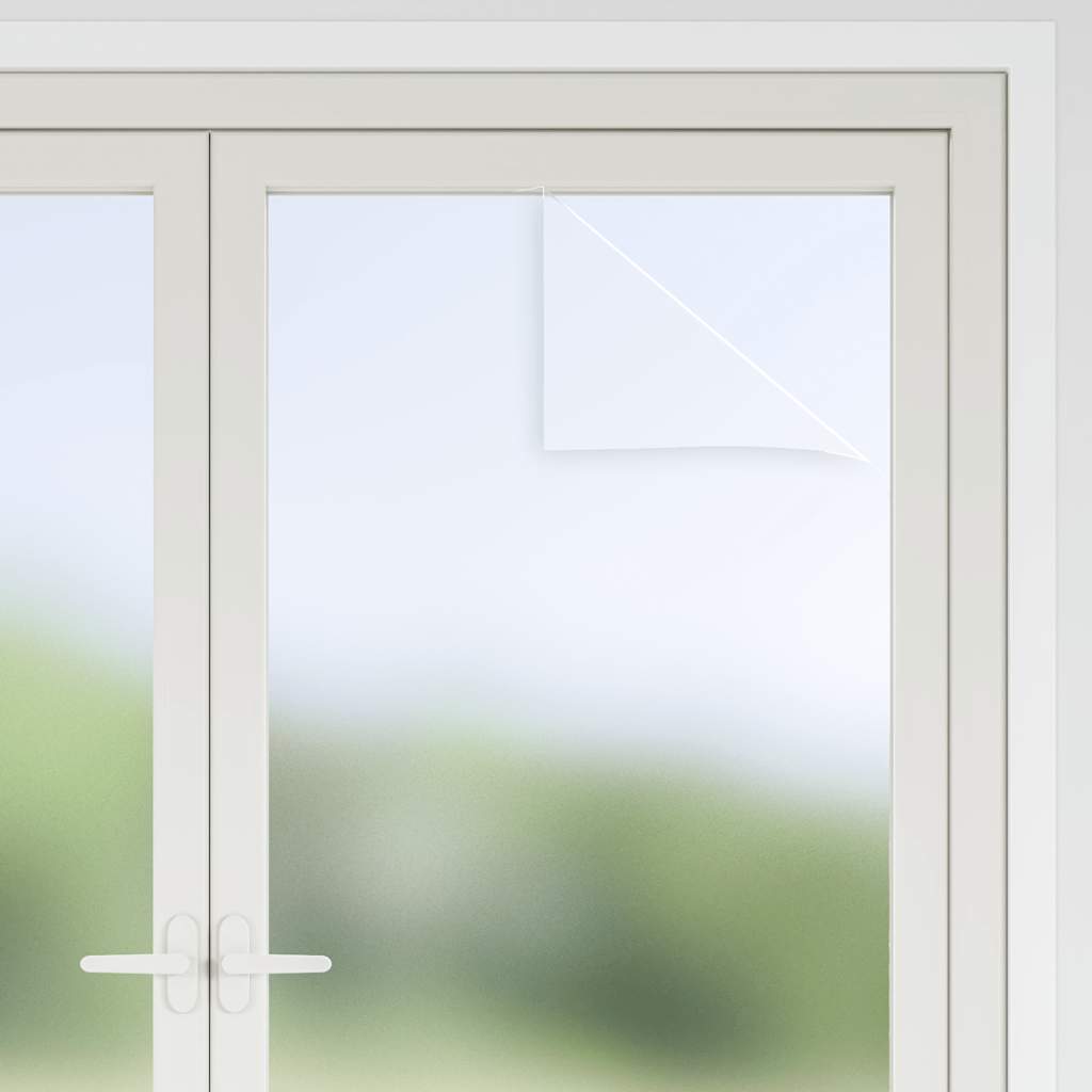 vidaXL Window Films Frosted Grey PVC 4
