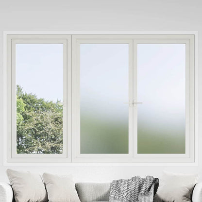 vidaXL Window Films PVC Frosted Grey