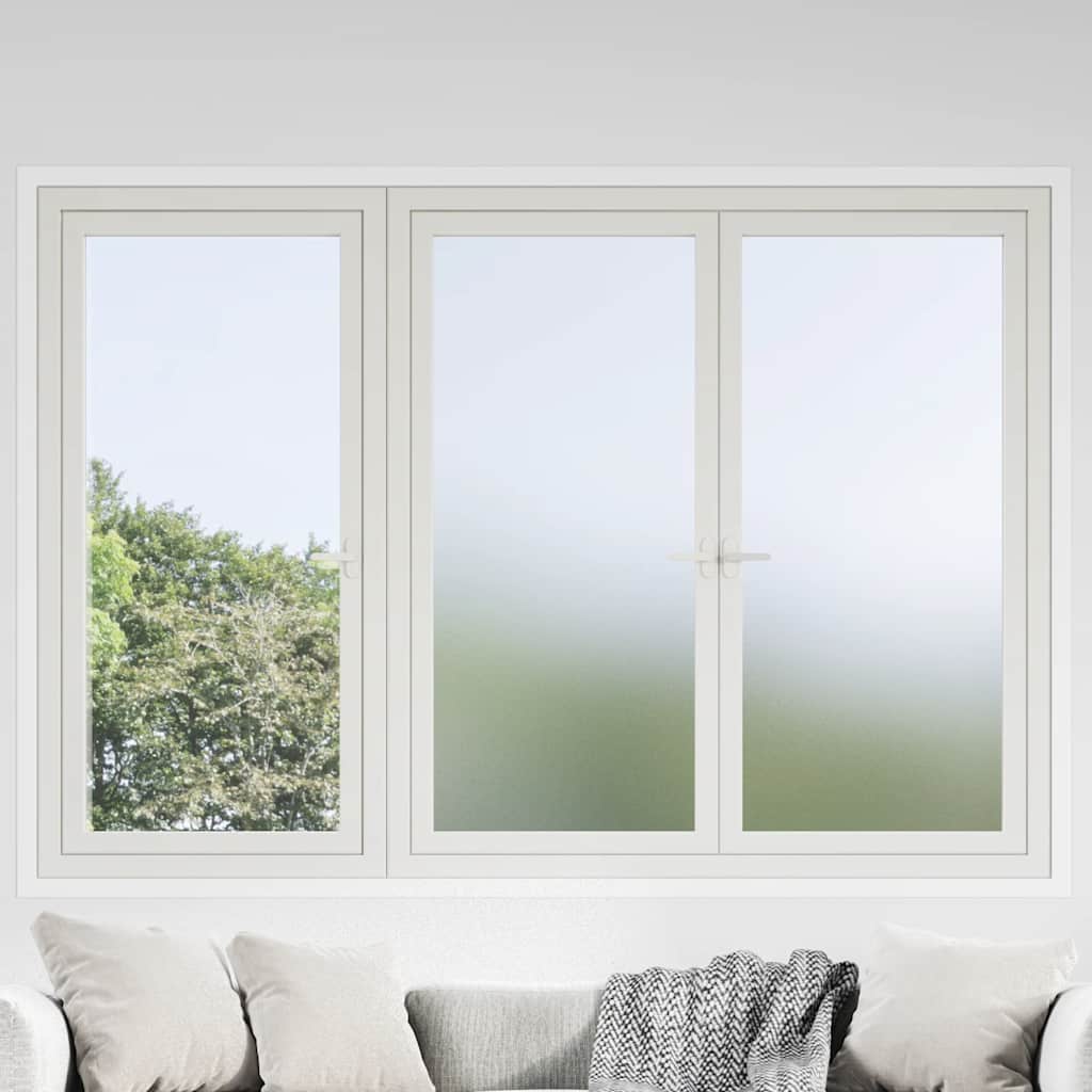 vidaXL Window Films PVC Frosted Grey