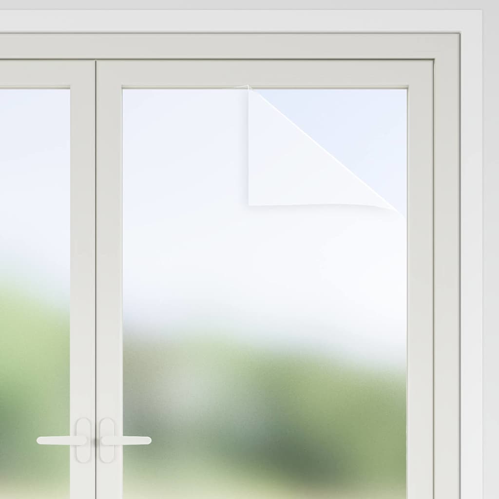 vidaXL Window Films Frosted White PVC 4